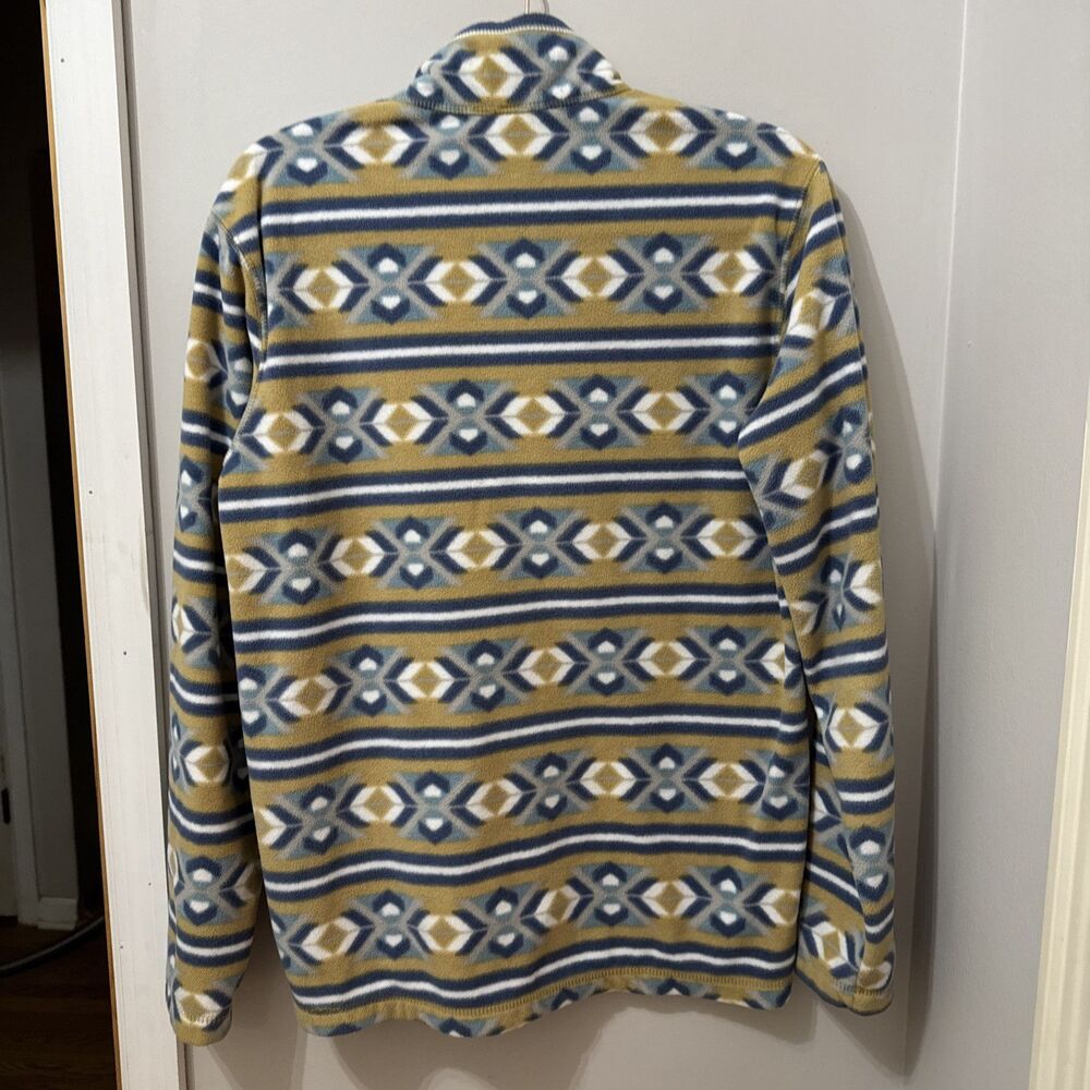 Eddie Bauer Fleece Sweatshirt Aztec Print Women's Small 1/4 Zip Pullover - Picture 5 of 5